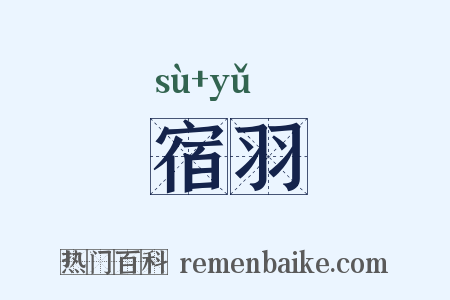 宿羽是什么意思的图片